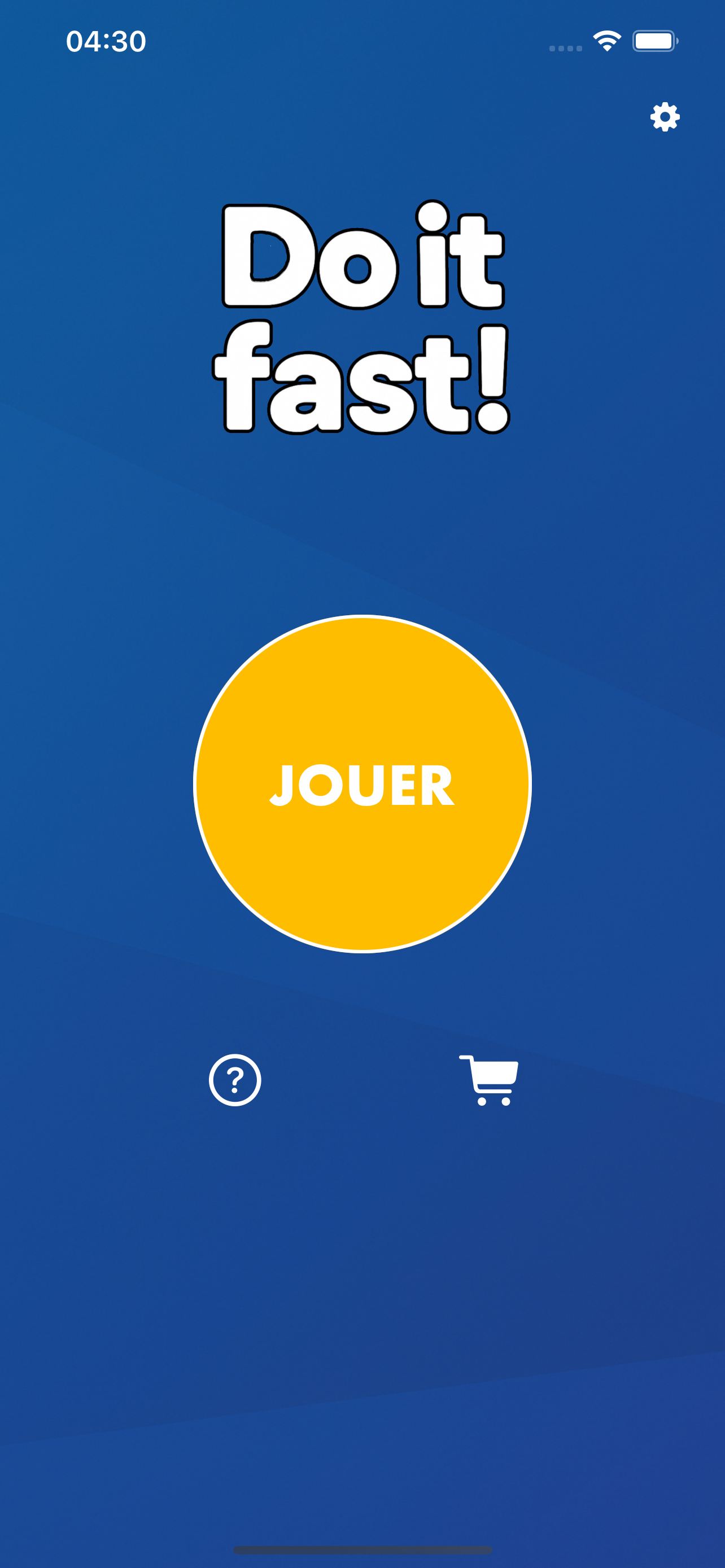 Do it fast! — capture 1 sur 3